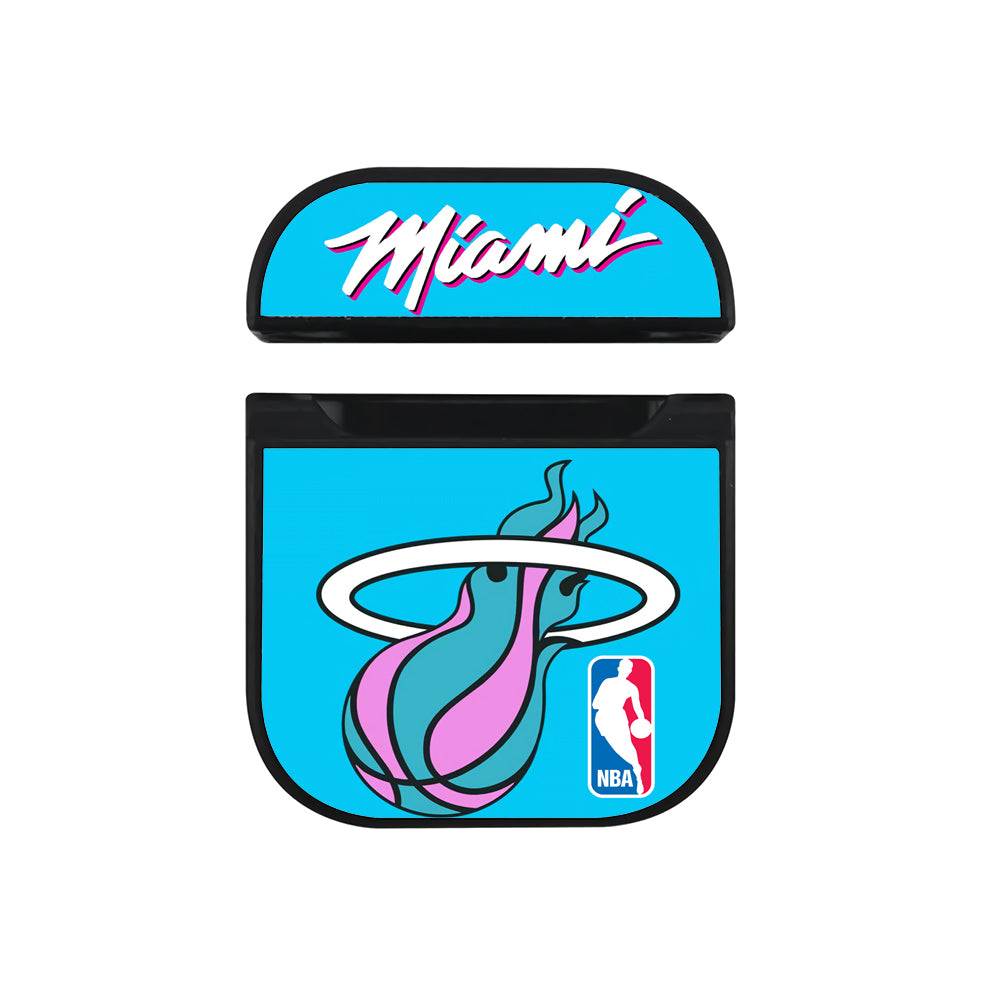 NBA Miami Heat Hard Plastic Case Cover For Apple Airpods