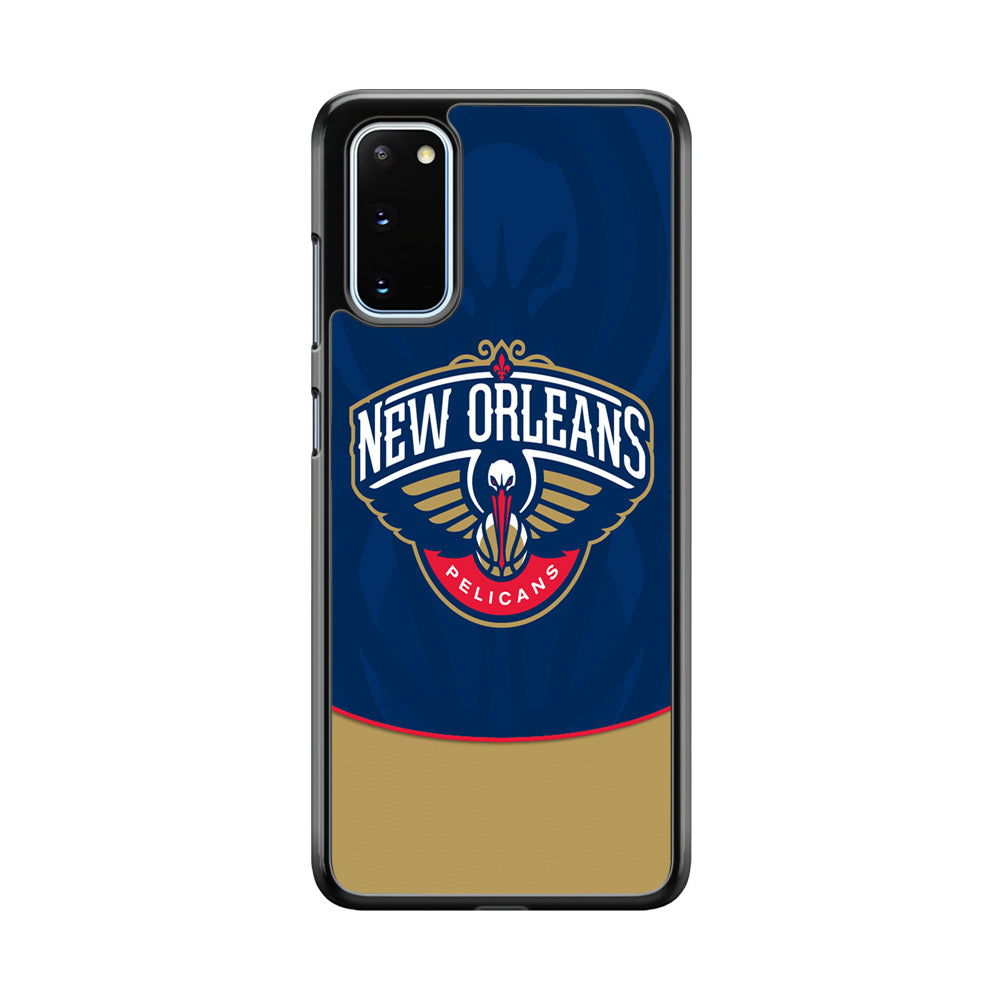 NBA Orleans Pelicans Blue Samsung Galaxy S20 Case