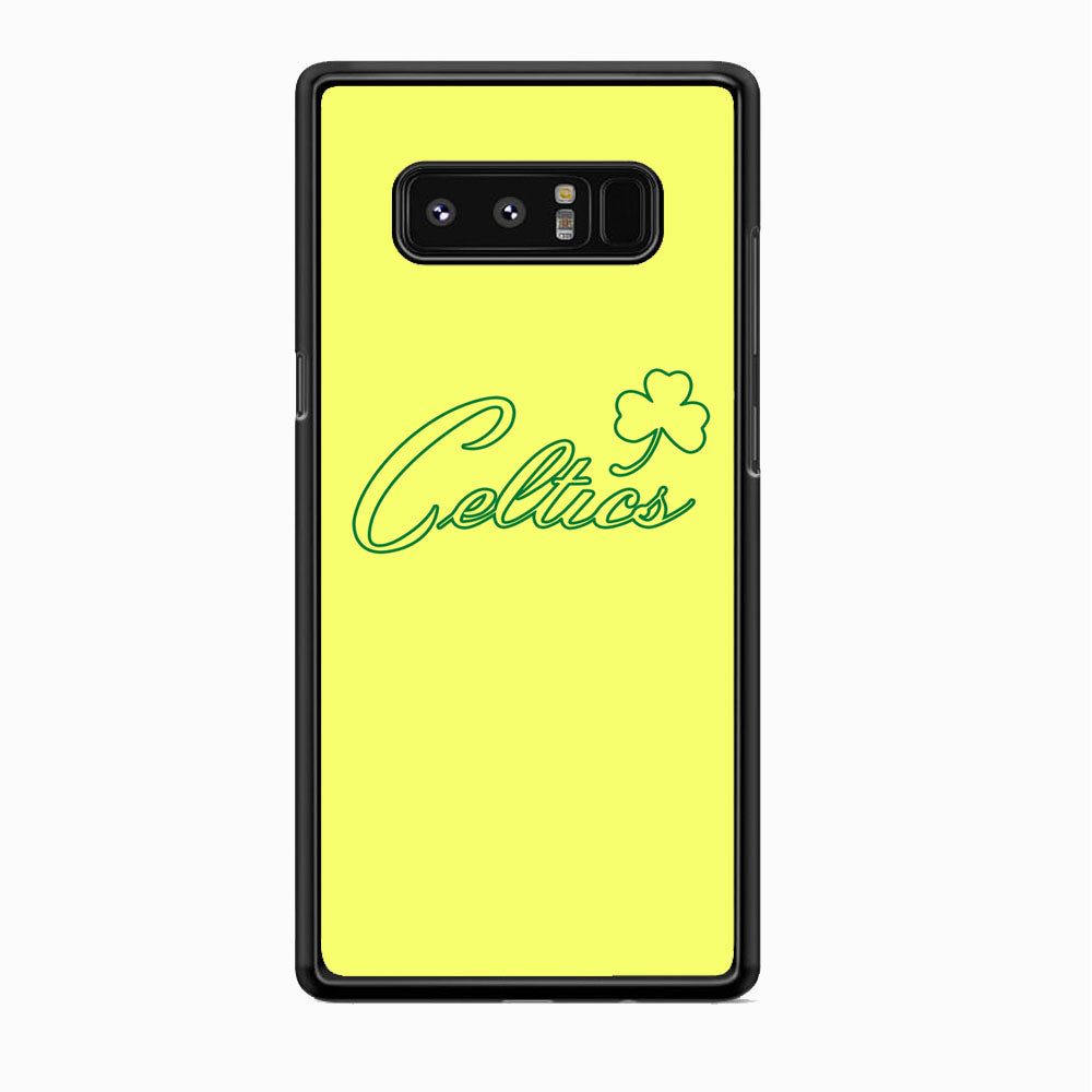 NBA Celtics Yellow Logo Samsung Galaxy Note 8 Case