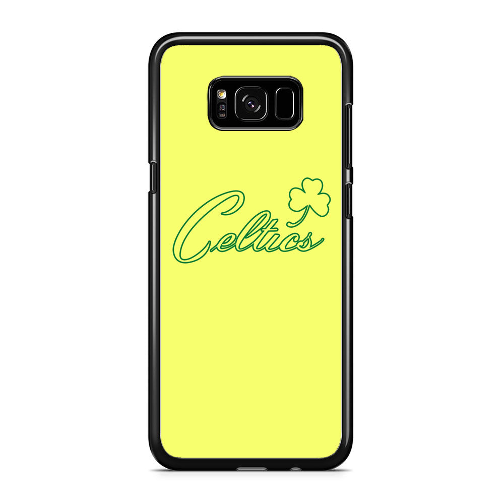 NBA Celtics Yellow Logo Samsung Galaxy S8 Case