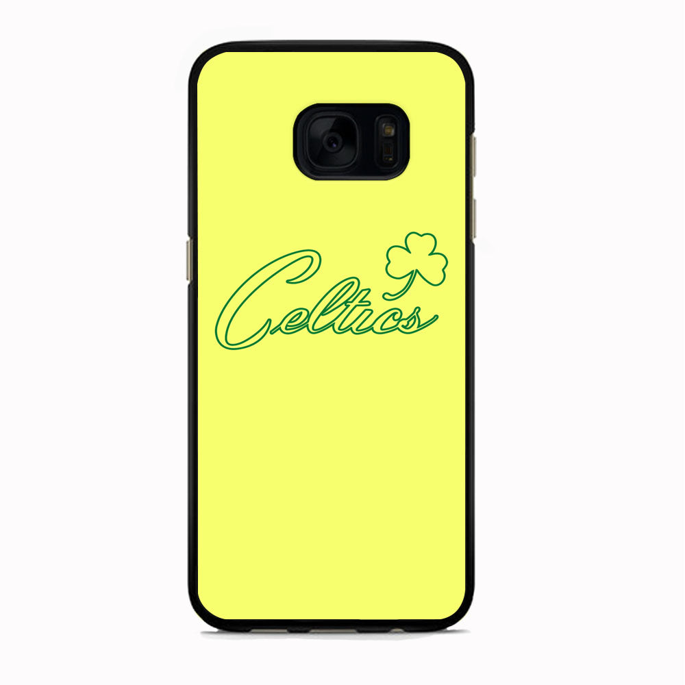 NBA Celtics Yellow Logo Samsung Galaxy S7 Case