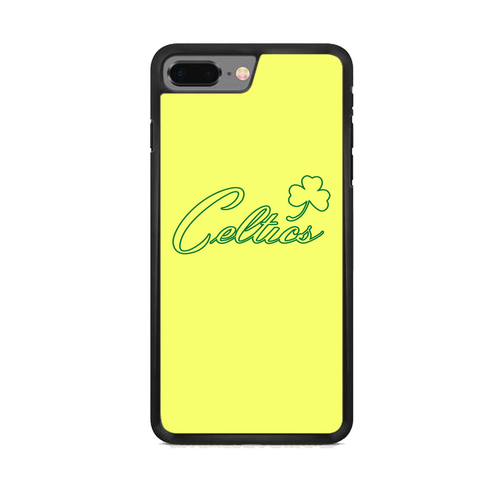 NBA Celtics Yellow Logo iPhone 7 Plus Case