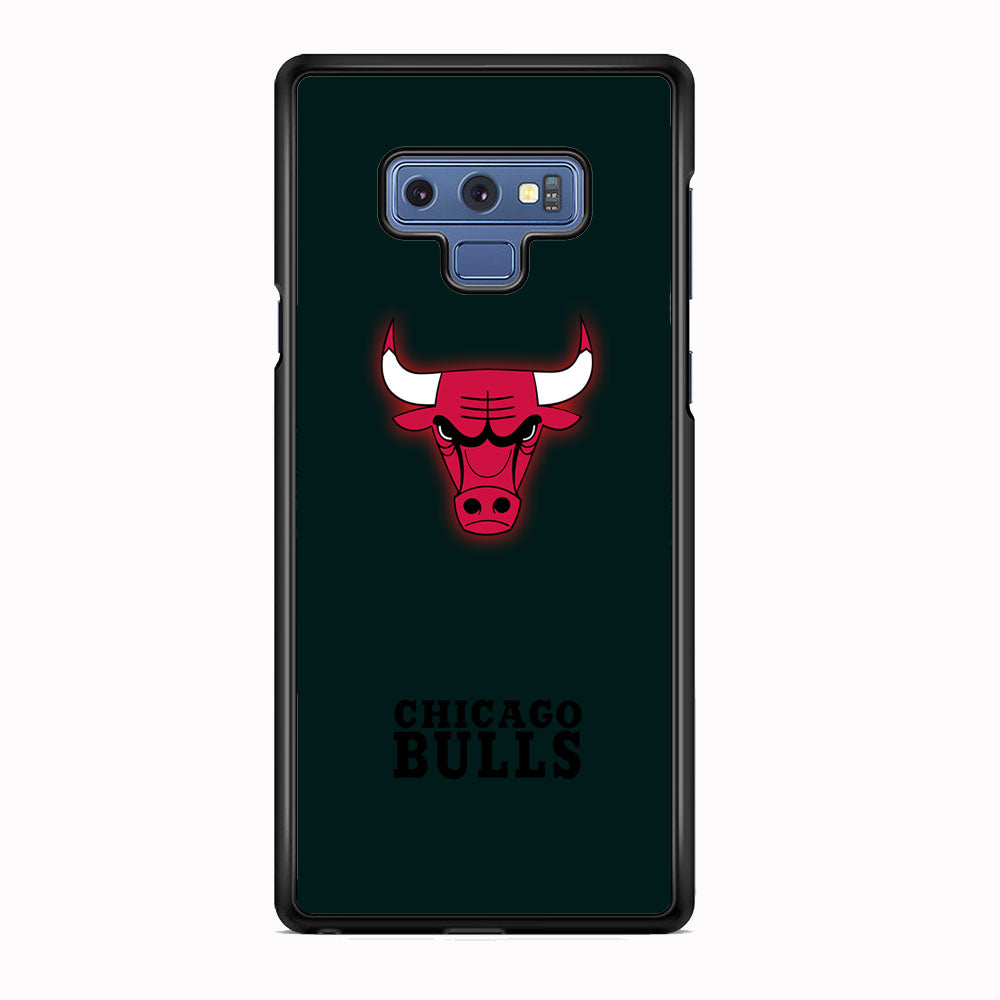 NBA Chicago Bulls Midnight Blue Logo Samsung Galaxy Note 9 Case