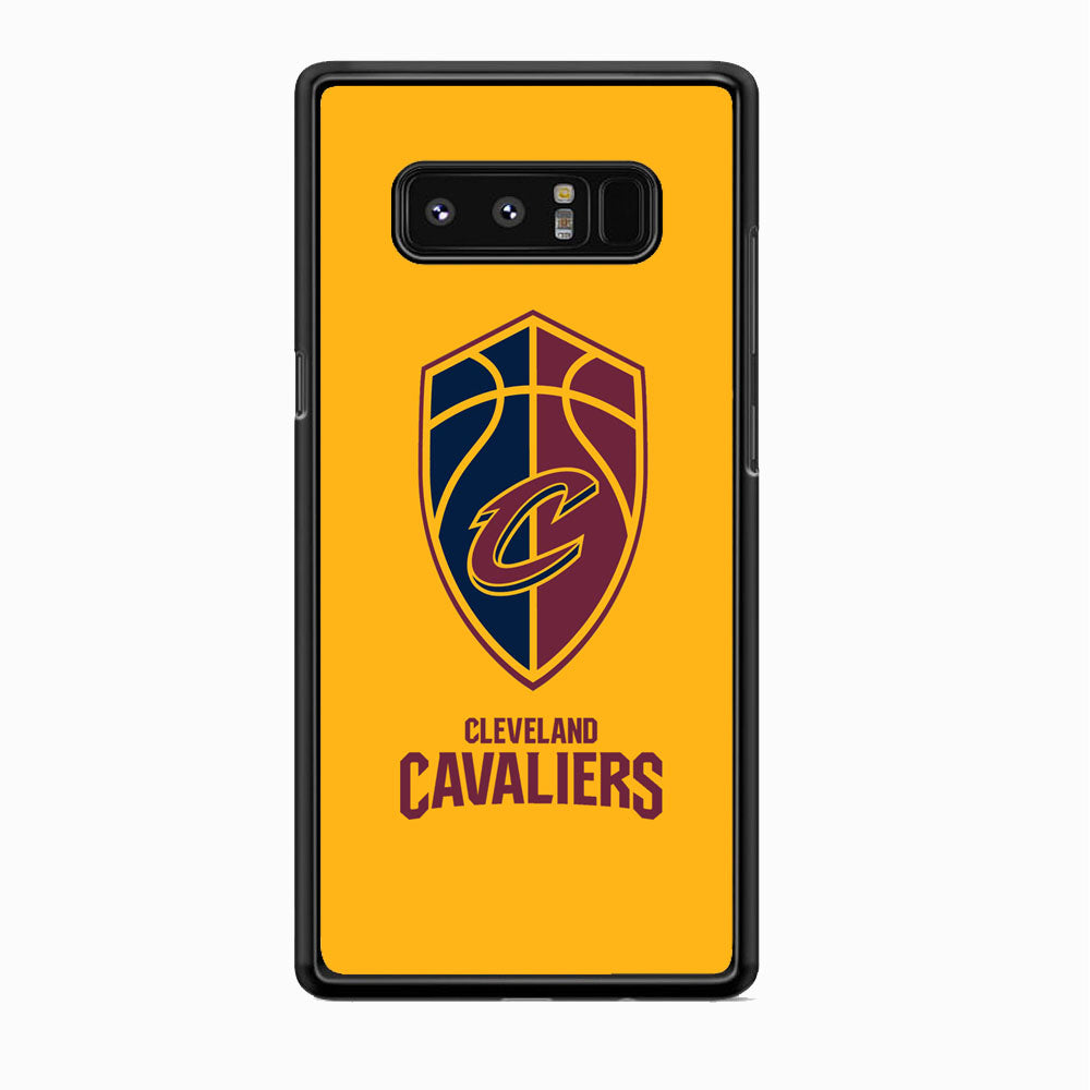 NBA Cleveland Cavaliers Yellow Shield Logo Samsung Galaxy Note 8 Case