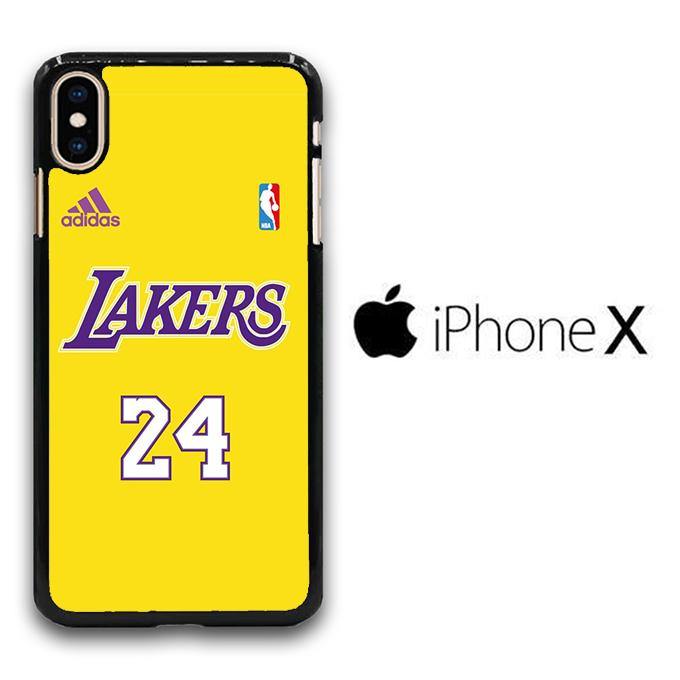 NBA Lakers Jersey 24 iPhone X Case - ezzyst