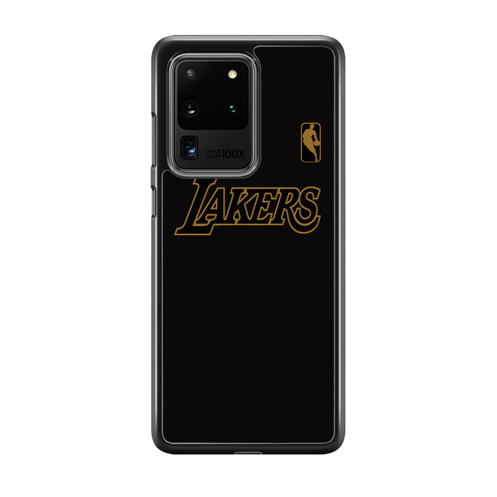 NBA Los Angeles Lakers Space Grey Nike Gold Logo Samsung Galaxy S20 Ultra Case