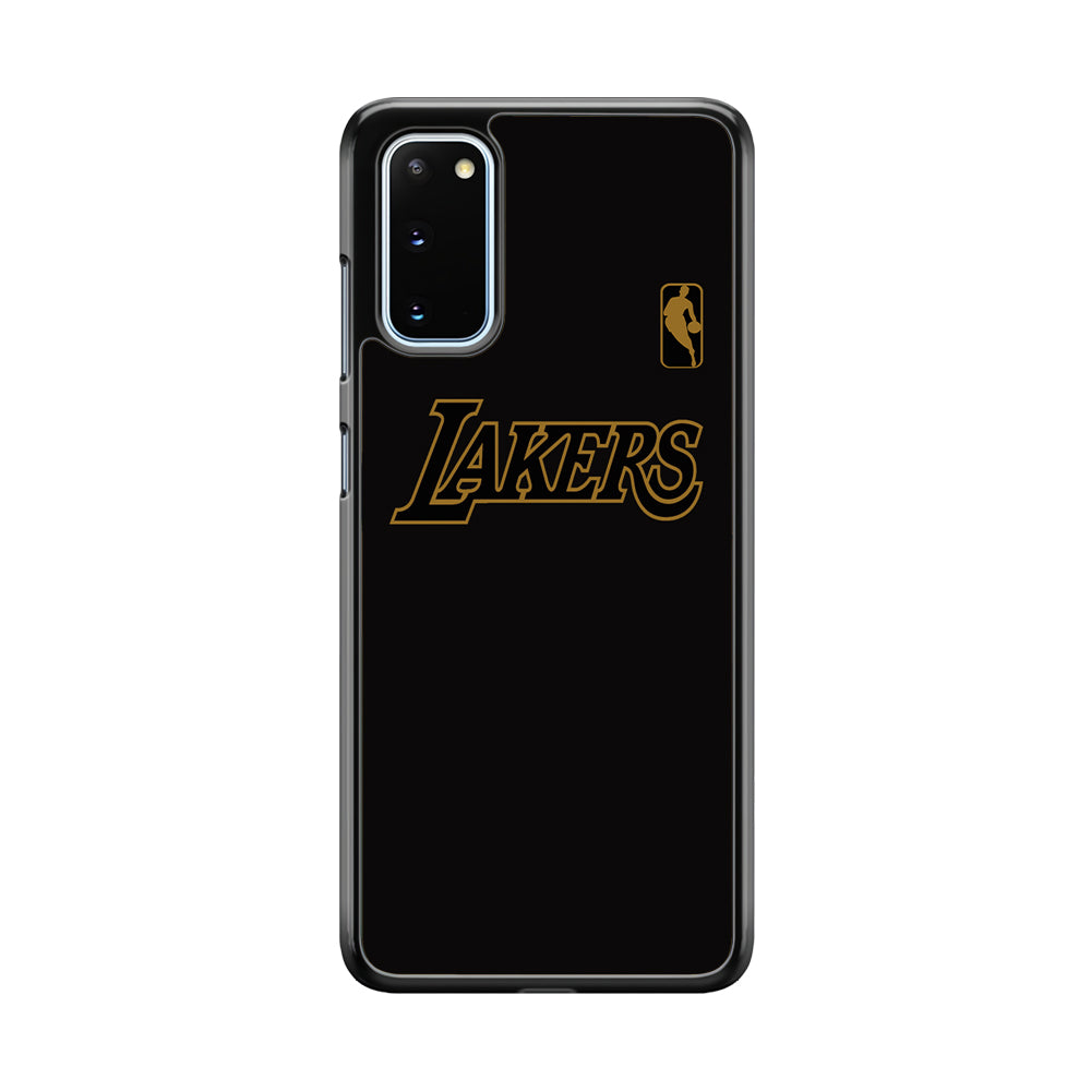 NBA Los Angeles Lakers Space Grey Nike Gold Logo Samsung Galaxy S20 Case