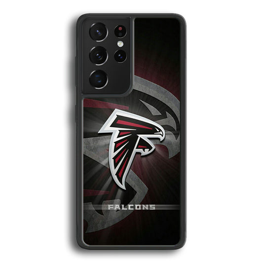NFL Atlanta Falcons Logo Samsung Galaxy S21 Ultra Case - Ezzystore