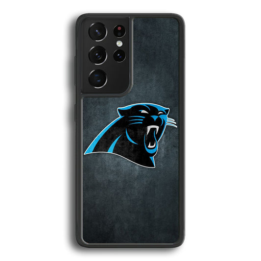NFL Carolina Panthers Logo Samsung Galaxy S21 Ultra Case - Ezzystore