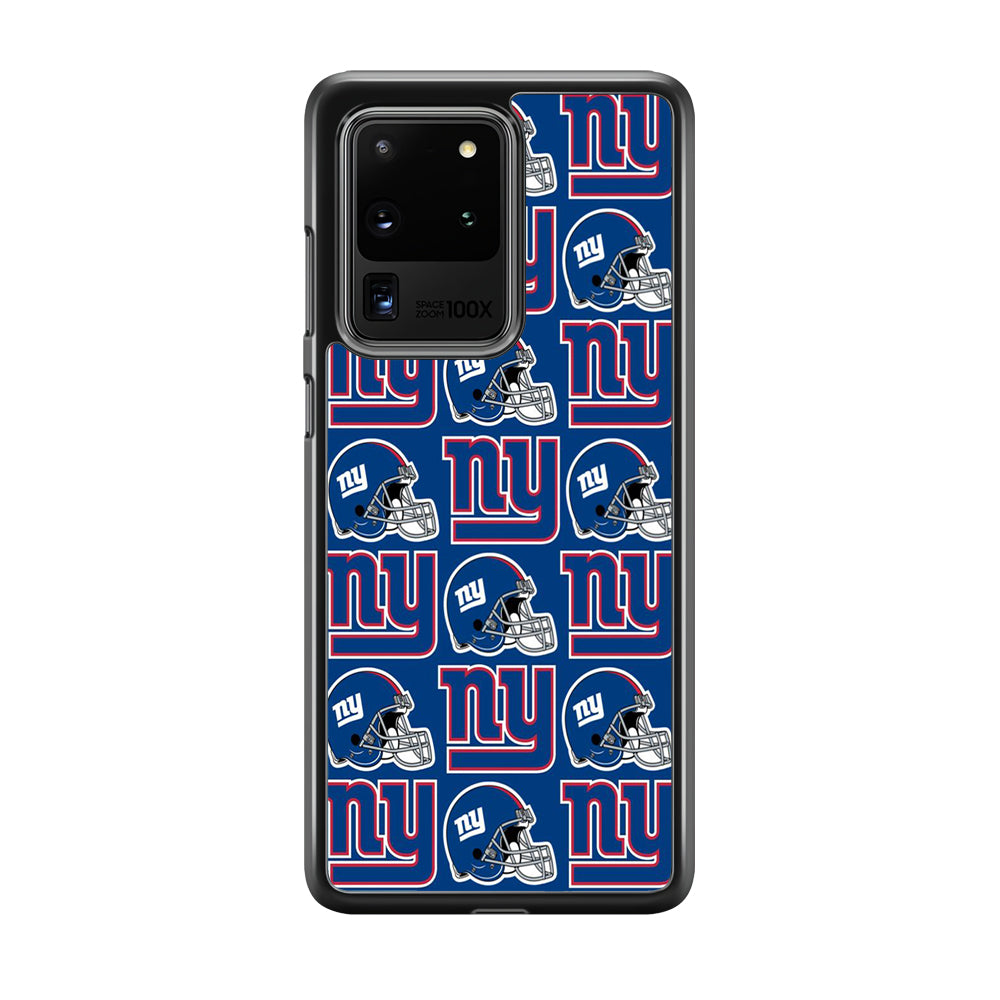 NFL New York Giant Helmet Logo Samsung Galaxy S20 Ultra Case