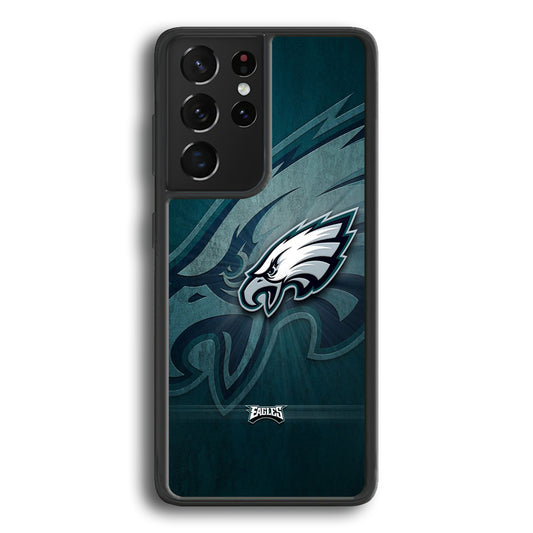 NFL Philadelphia Eagles Logo Samsung Galaxy S21 Ultra Case - Ezzystore