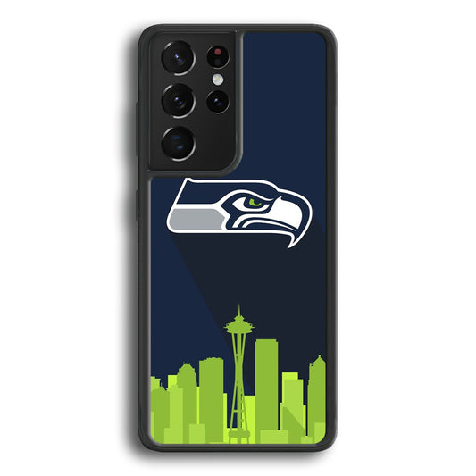 NFL Seattle seahawks City Logo Samsung Galaxy S21 Ultra Case - Ezzystore