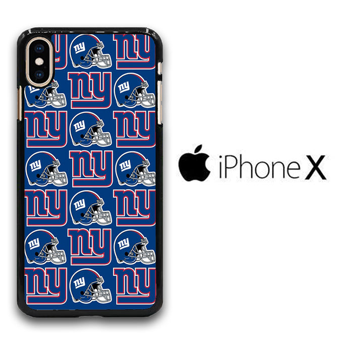 NFL New York Giant Helmet Logo iPhone X Case