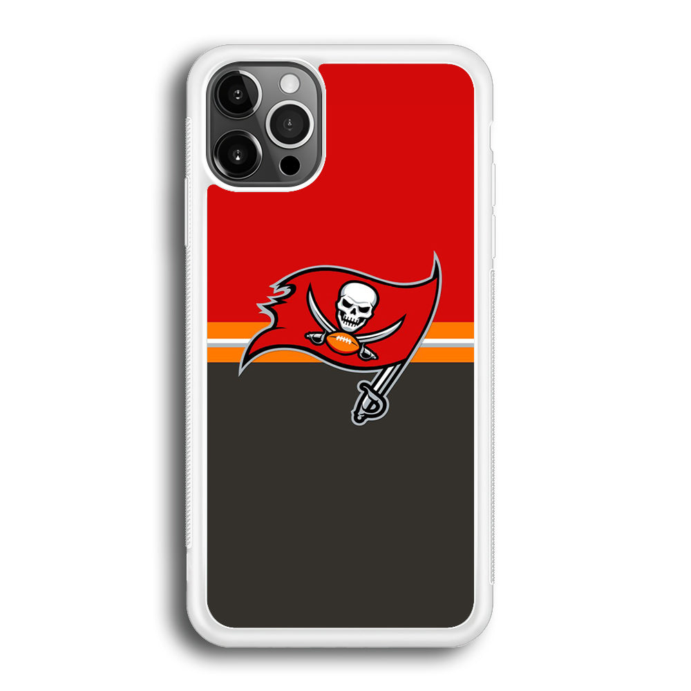NFl Tampa Bay Buccaneers Red Grey iPhone 12 Pro Case