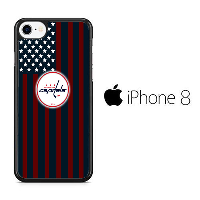 NHL Washington Capitals White Flags iPhone 8 Case