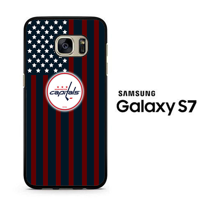 NHL Washington Capitals White Flags Samsung Galaxy S7 Case