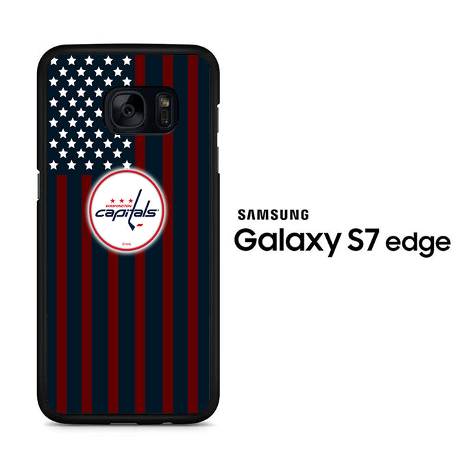 NHL Washington Capitals White Flags Samsung Galaxy S7 Edge Case
