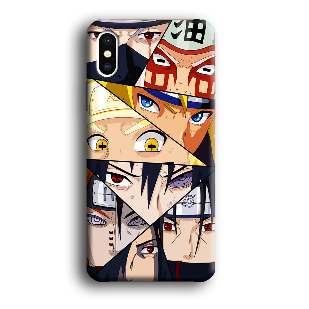 Naruto Icon Of Eye Power iPhone XS Case