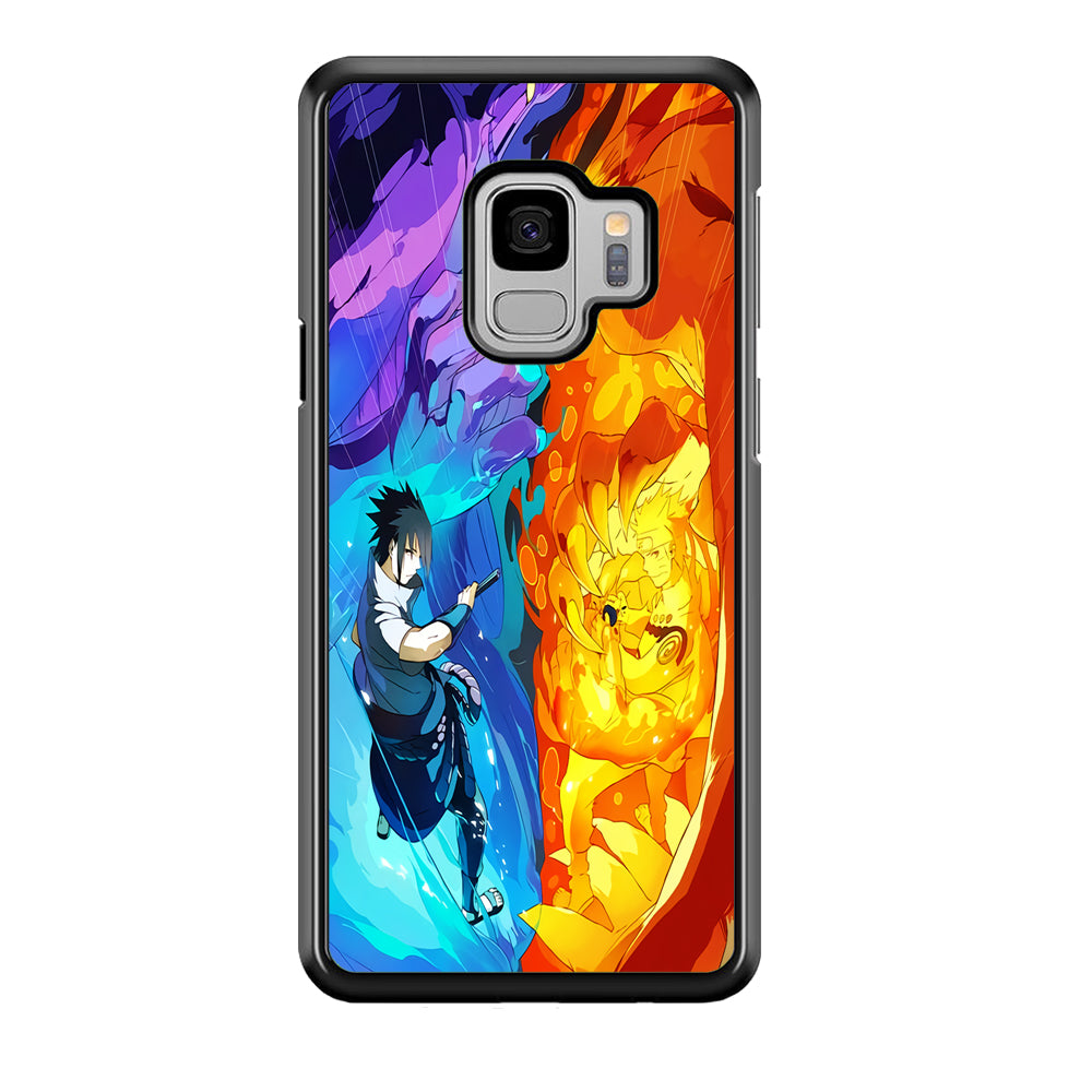 Naruto VS Sasuke Great fight Samsung Galaxy S9 Case