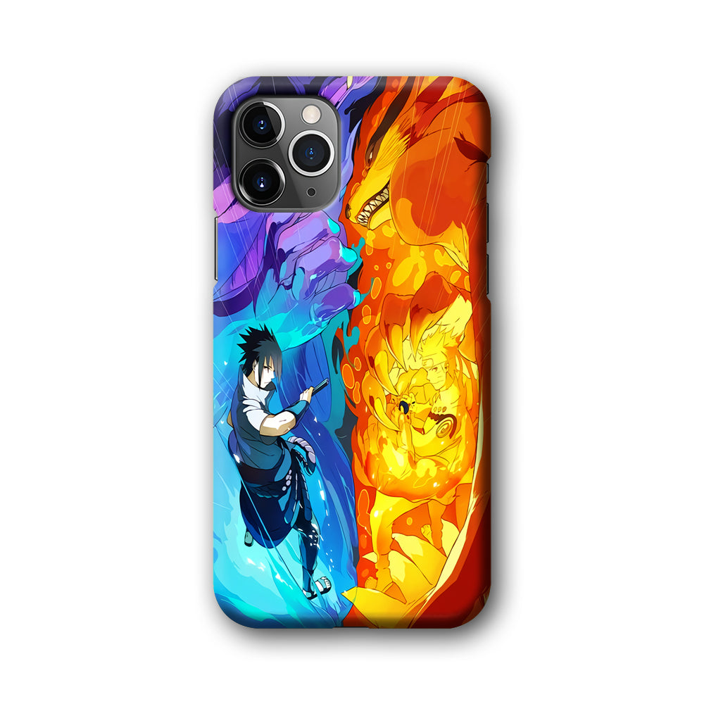 Naruto VS Sasuke Great fight iPhone 11 Pro Case