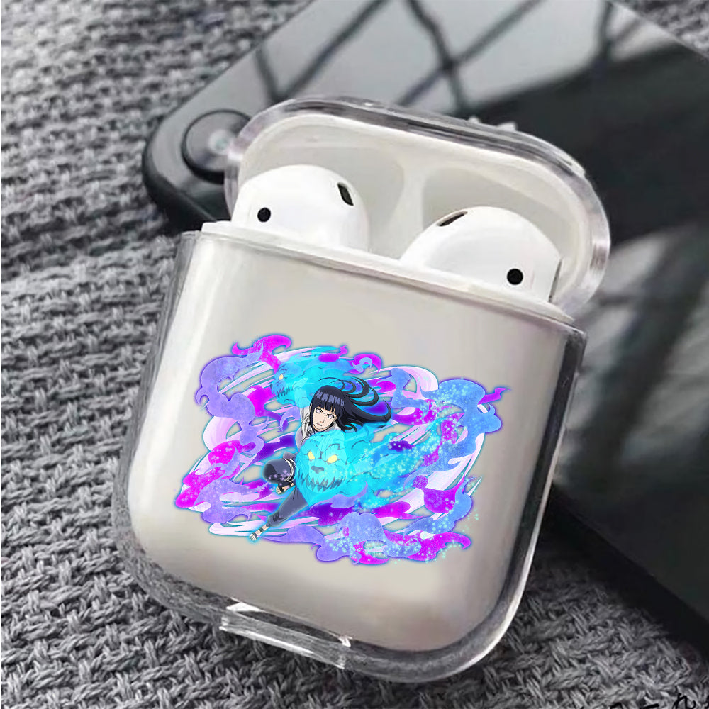 Naruto Hinata Hyuuga Ultimate Protective Clear Case Cover For Apple Airpods