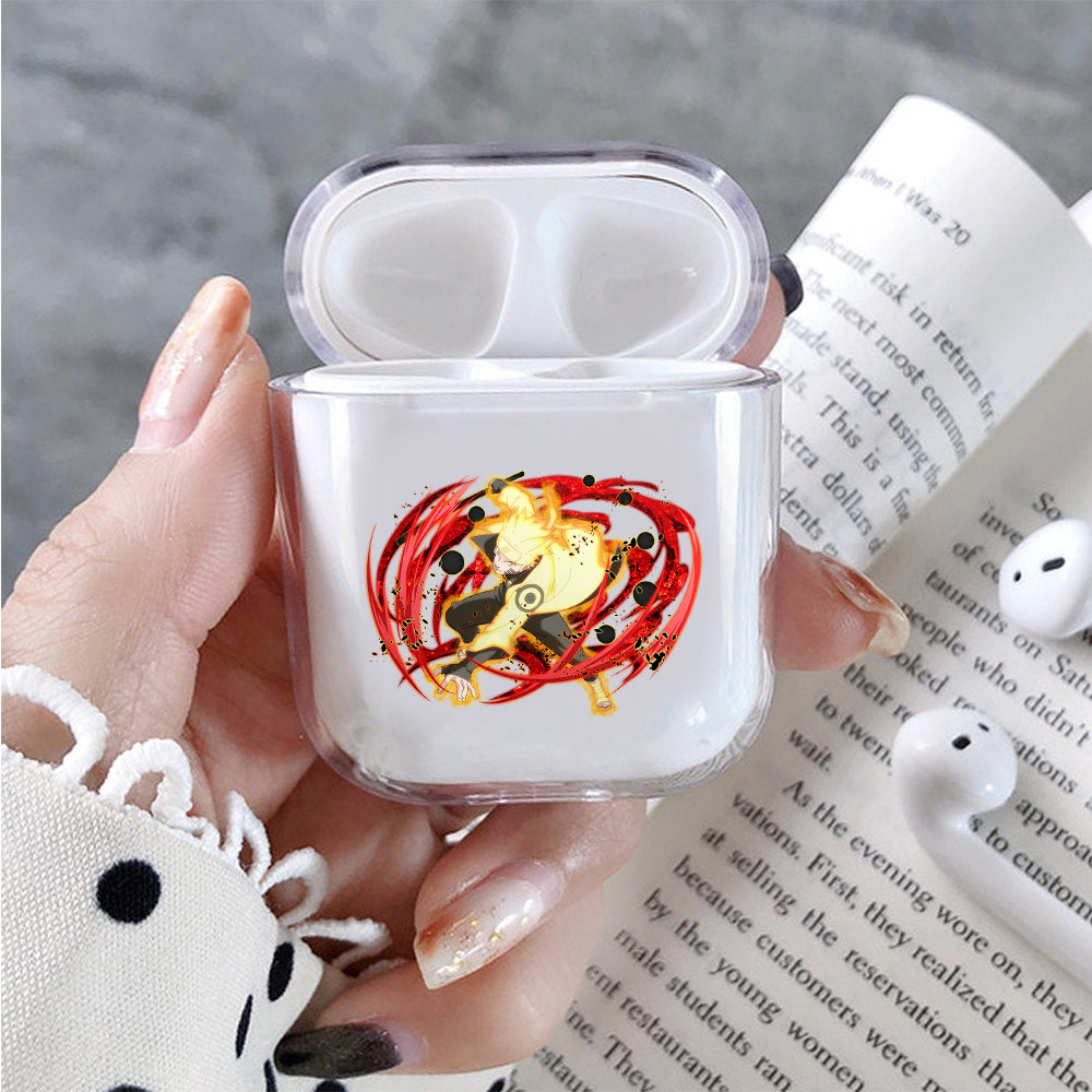 Naruto Lava Rasengan Protective Clear Case Cover For Apple Airpods