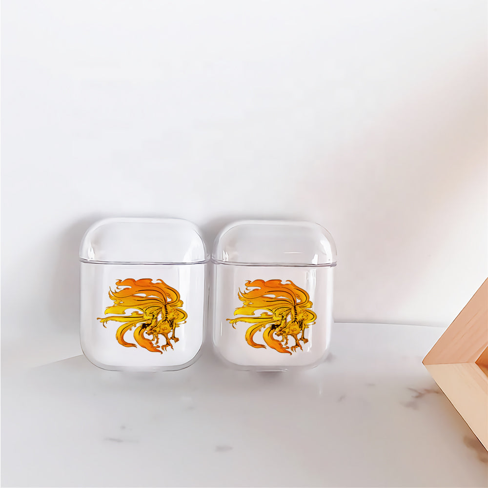 Naruto and Kurama Protective Clear Case Cover For Apple Airpods