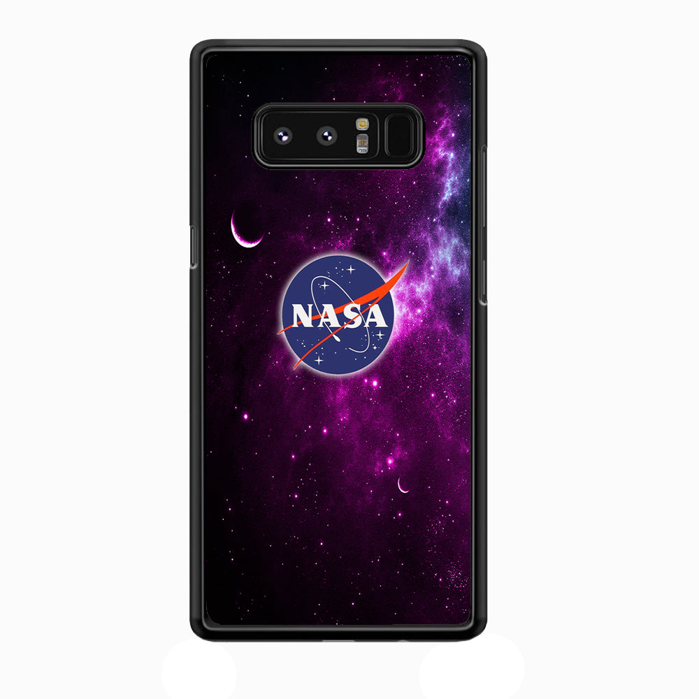 Nasa Purple Space Logo Samsung Galaxy Note 8 Case