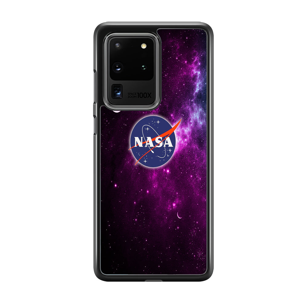 Nasa Purple Space Logo Samsung Galaxy S20 Ultra Case