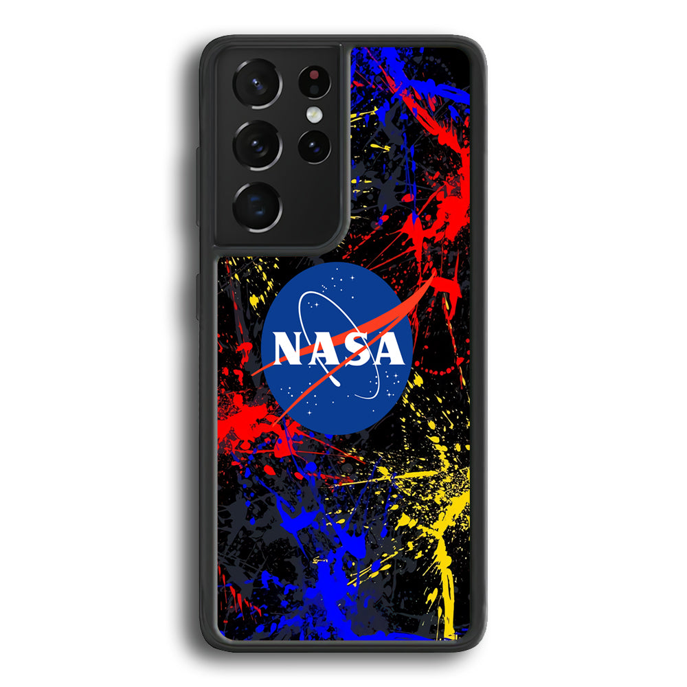 Nasa Splash Paint Abstract Samsung Galaxy S21 Ultra Case