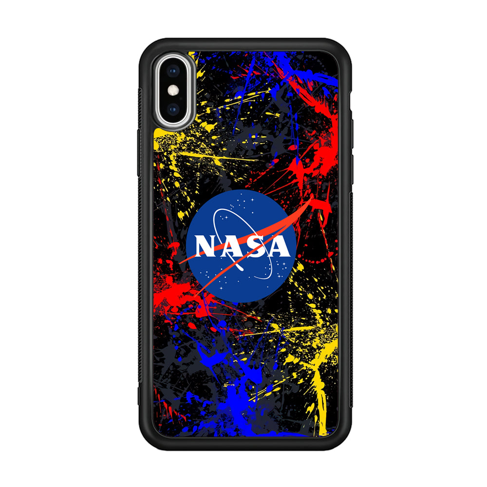 Nasa Splash Paint Abstract iPhone X Case