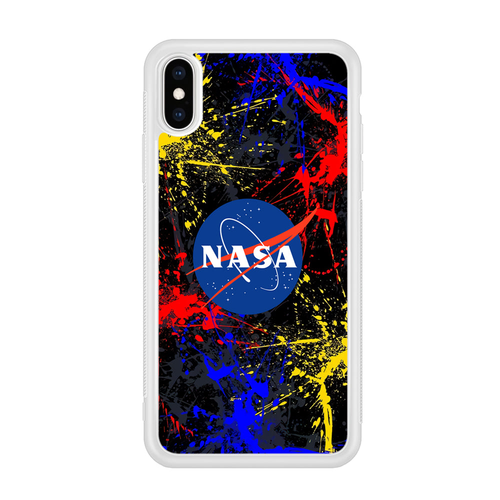 Nasa Splash Paint Abstract iPhone X Case