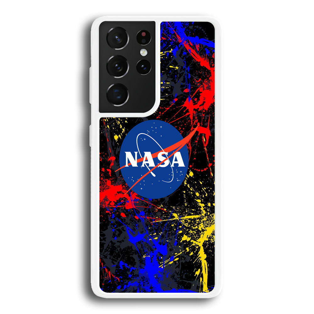 Nasa Splash Paint Abstract Samsung Galaxy S21 Ultra Case