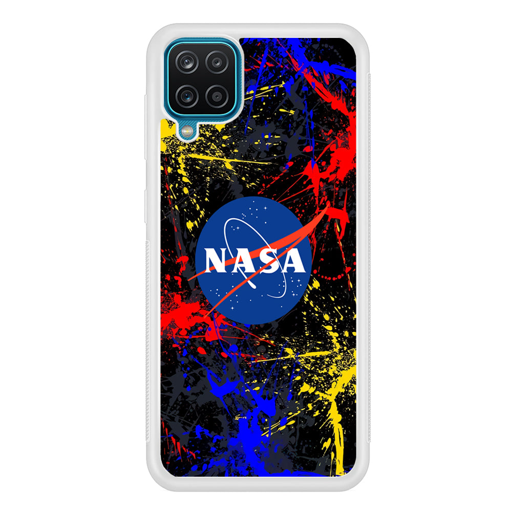 Nasa Splash Paint Abstract Samsung Galaxy A12 Case