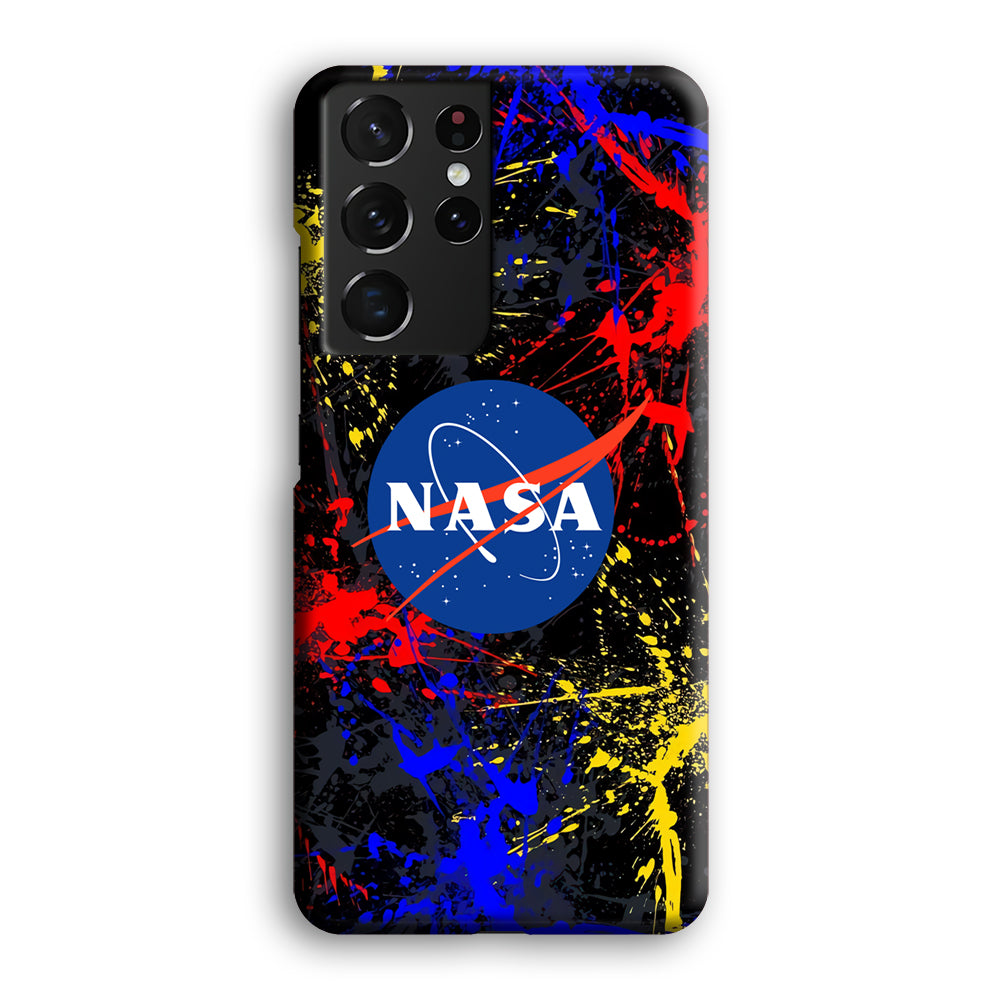 Nasa Splash Paint Abstract Samsung Galaxy S21 Ultra Case