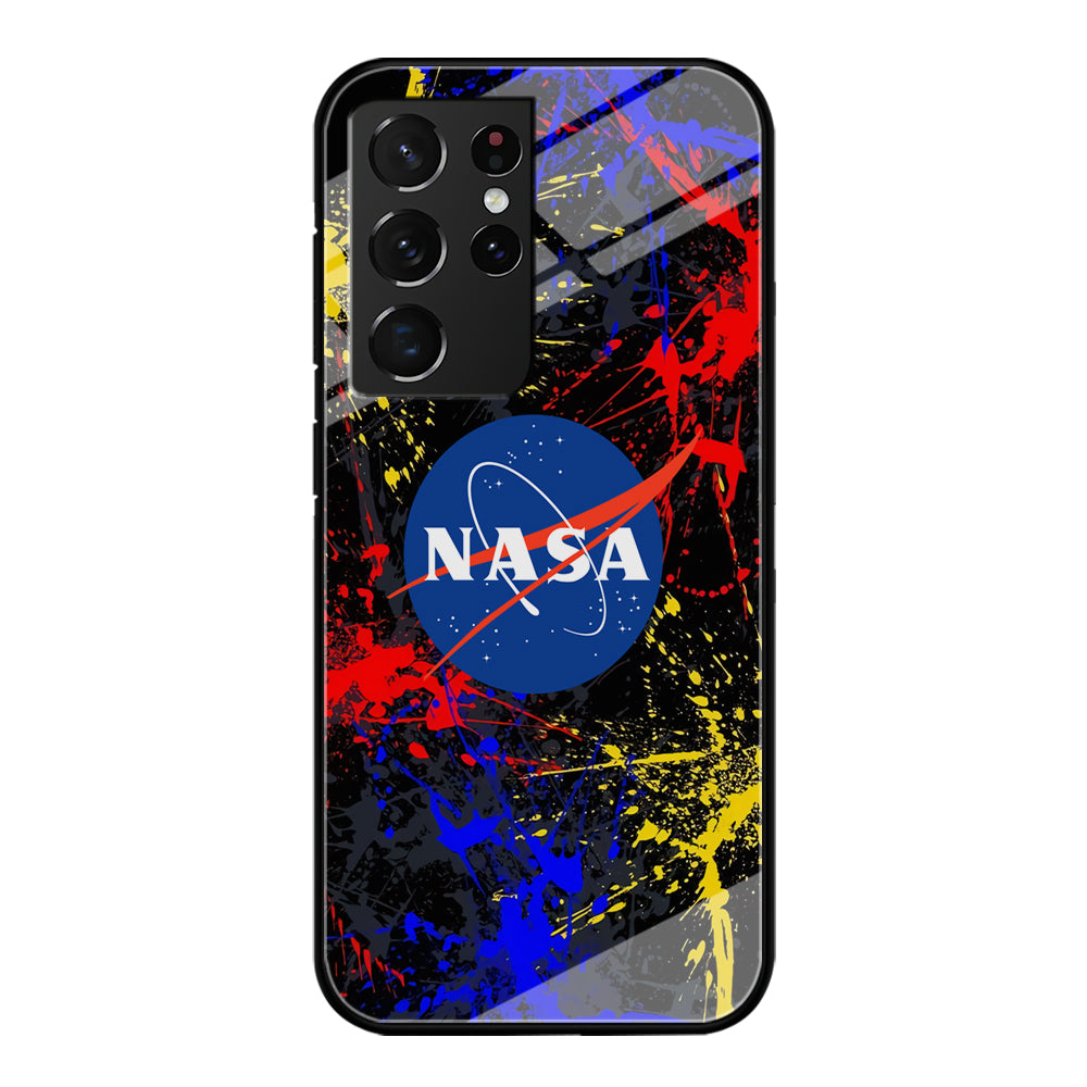 Nasa Splash Paint Abstract Samsung Galaxy S21 Ultra Case
