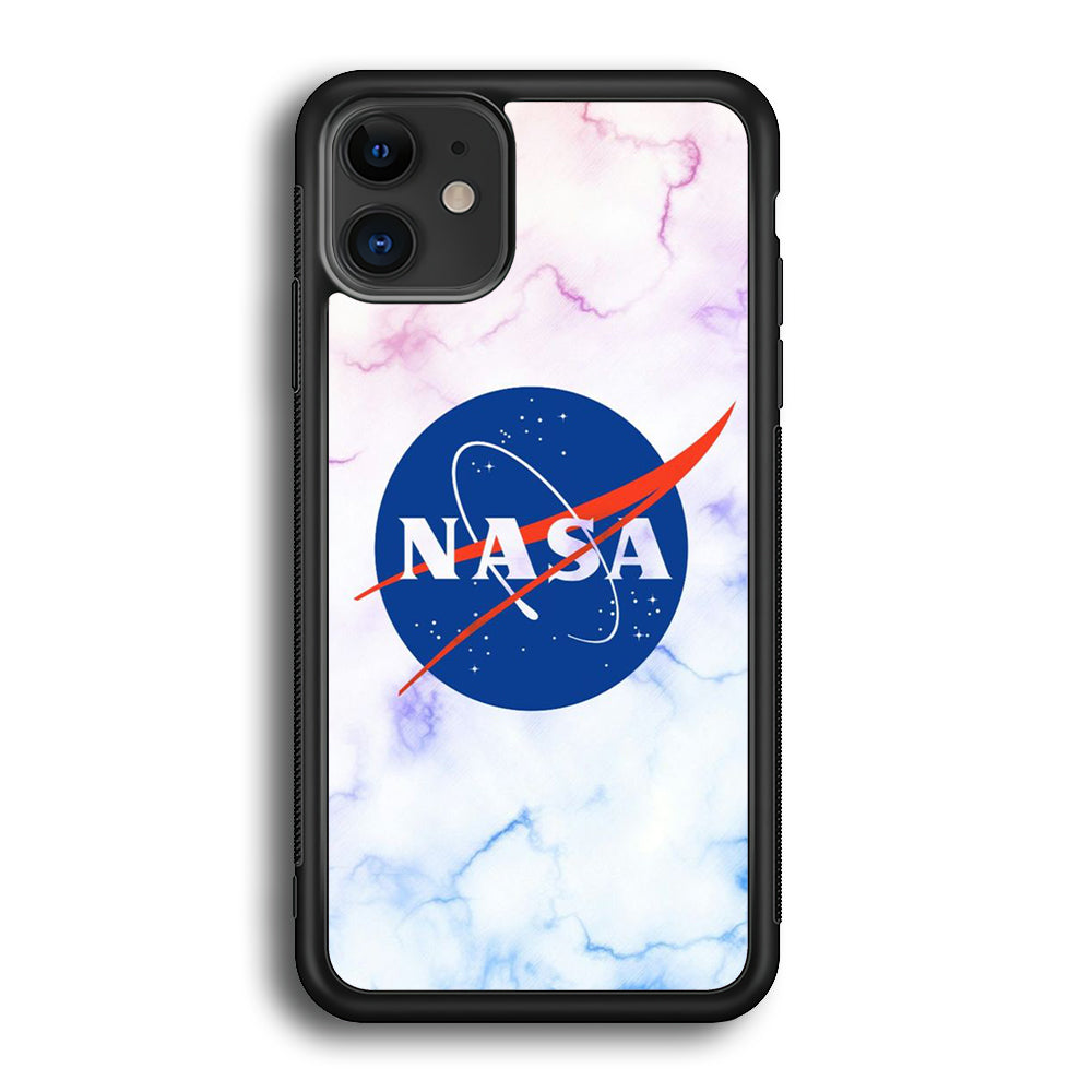 Nasa Logo Marble iPhone 12 Case