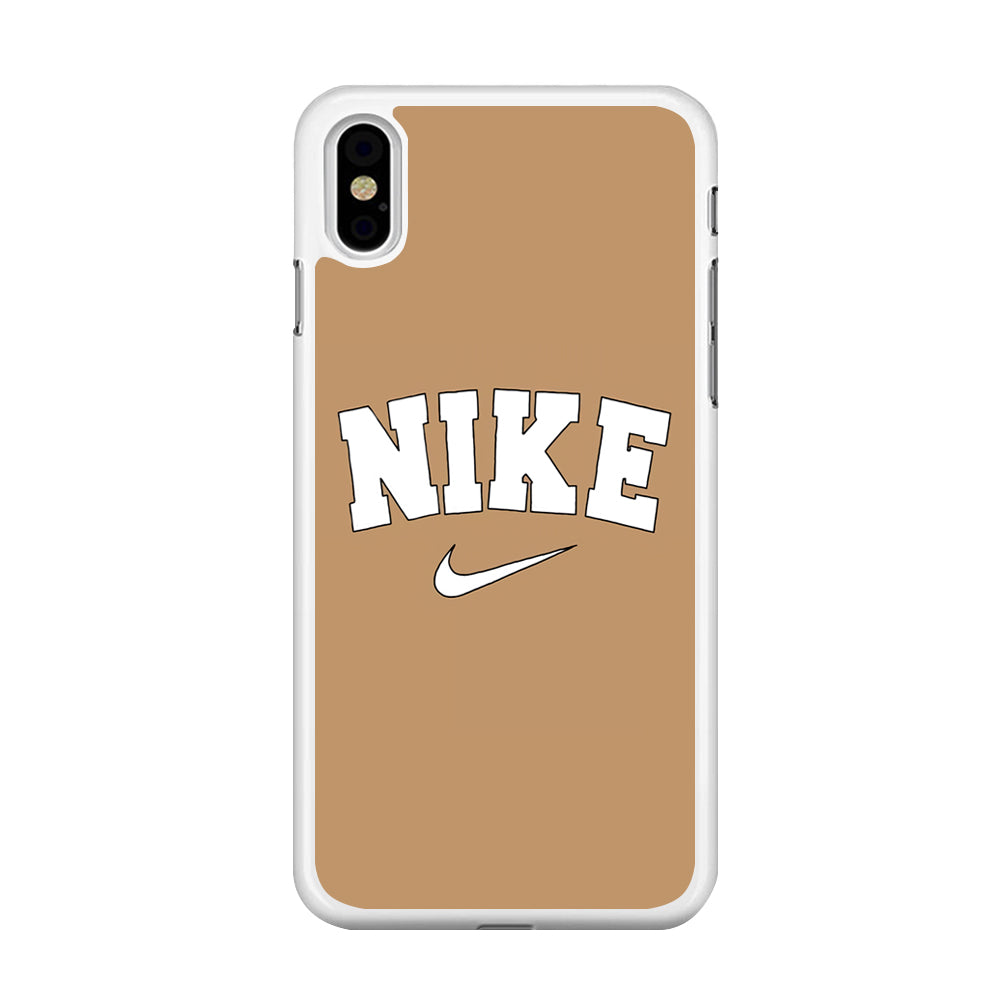 Nike Chocolate Word iPhone Xs Case