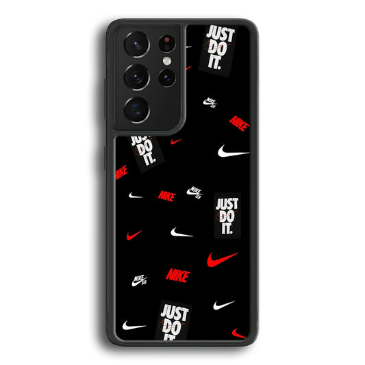 Nike Collage Of Emblem Icon Samsung Galaxy S21 Ultra Case - Ezzystore