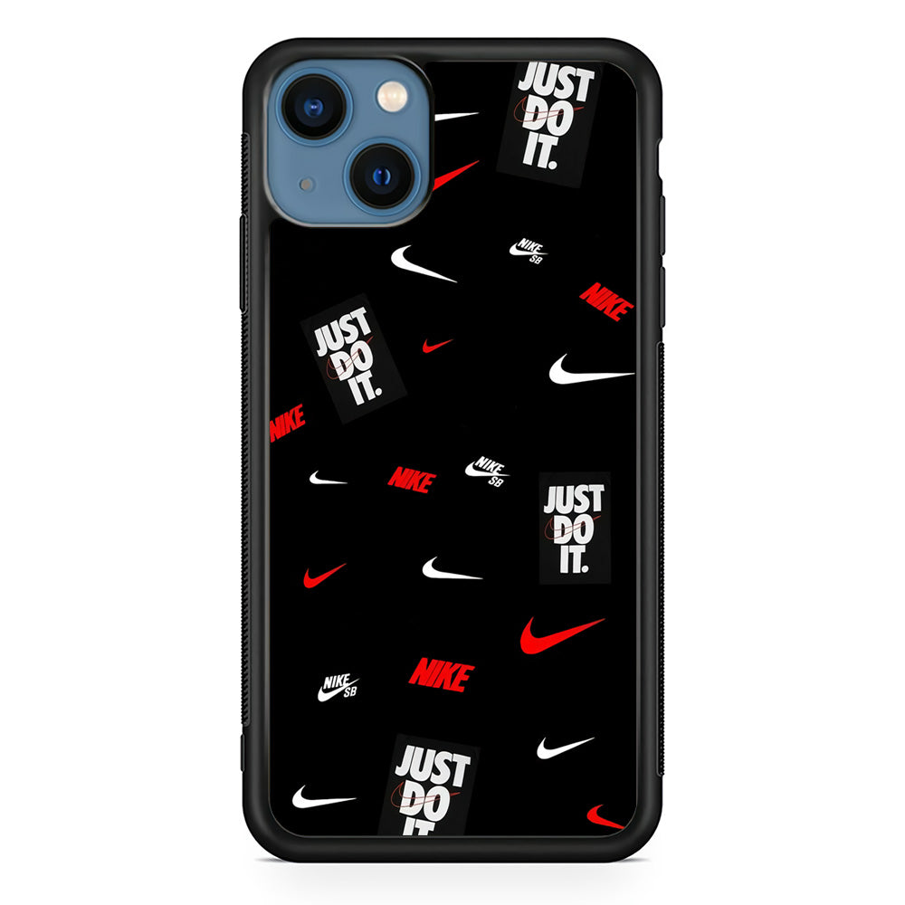 Nike Collage Of Emblem Icon iPhone 13 Case