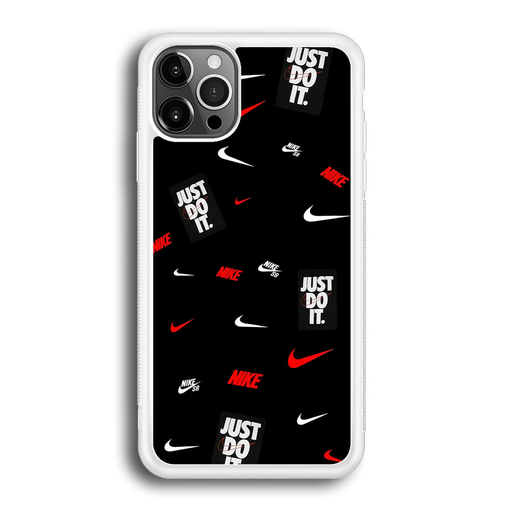 Nike Collage Of Emblem Icon iPhone 12 Pro Max Case