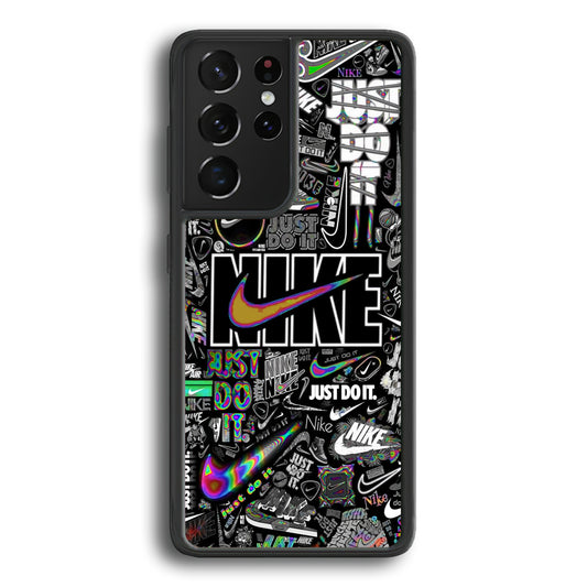 Nike Collage Of Logo Samsung Galaxy S21 Ultra Case - Ezzystore