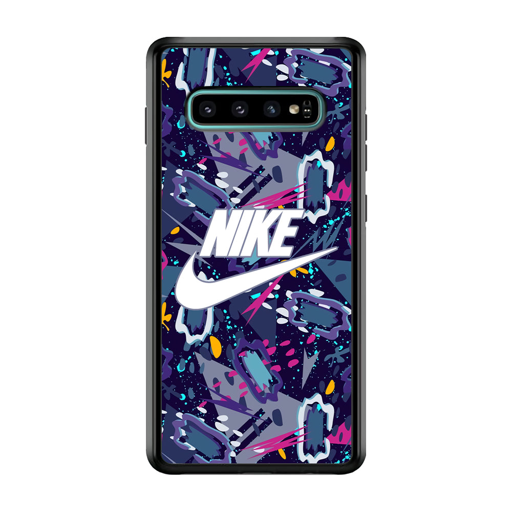 Nike Colour Abstract Shapes Samsung Galaxy S10 Plus Case