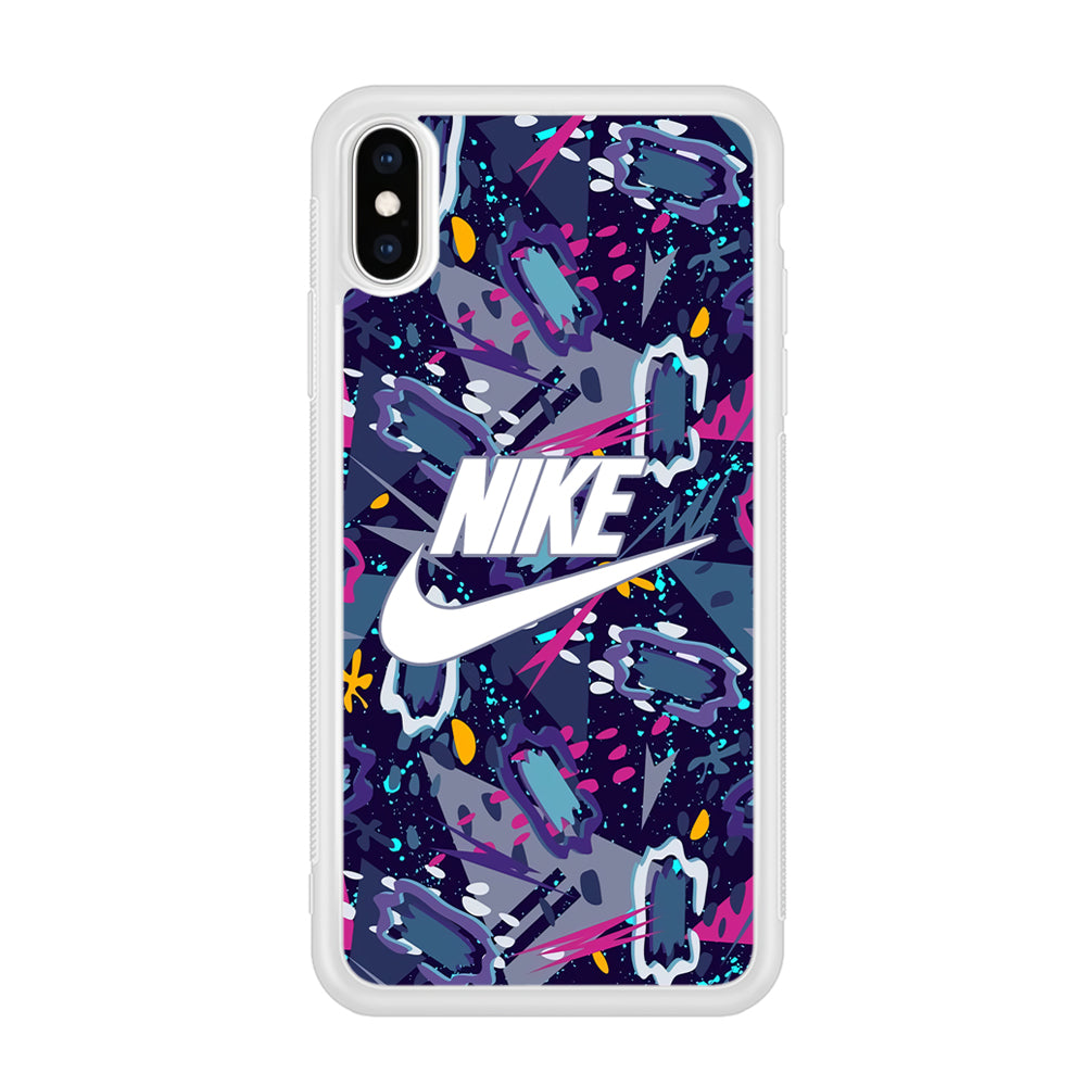 Nike Colour Abstract Shapes iPhone XS Case
