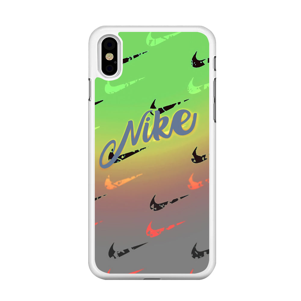 Nike Gradation Green iPhone Xs Case