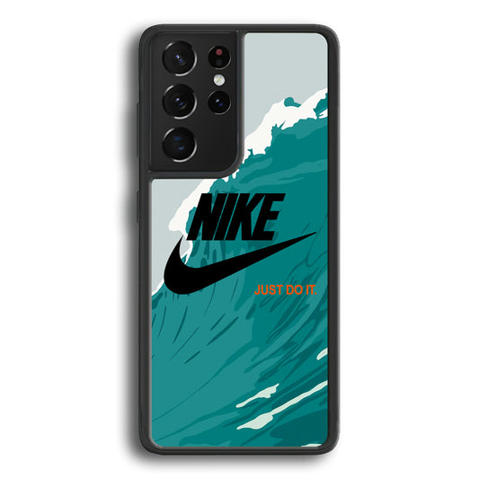 Nike Green Wave Samsung Galaxy S21 Ultra Case - Ezzystore