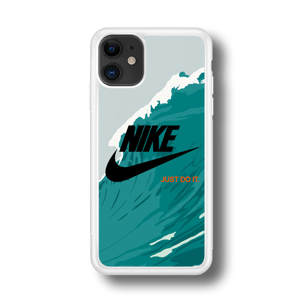Nike Green Wave iPhone 11 Case