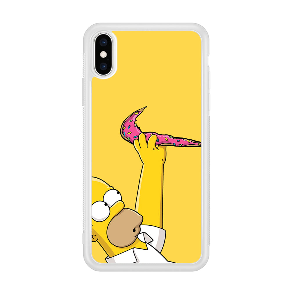 Nike Homer Donut iPhone XS Case