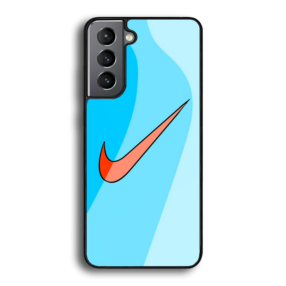 Nike Layer Blue Gradation Samsung Galaxy S21 Plus Case