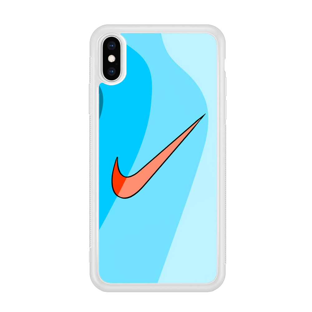 Nike Layer Blue Gradation iPhone XS Case